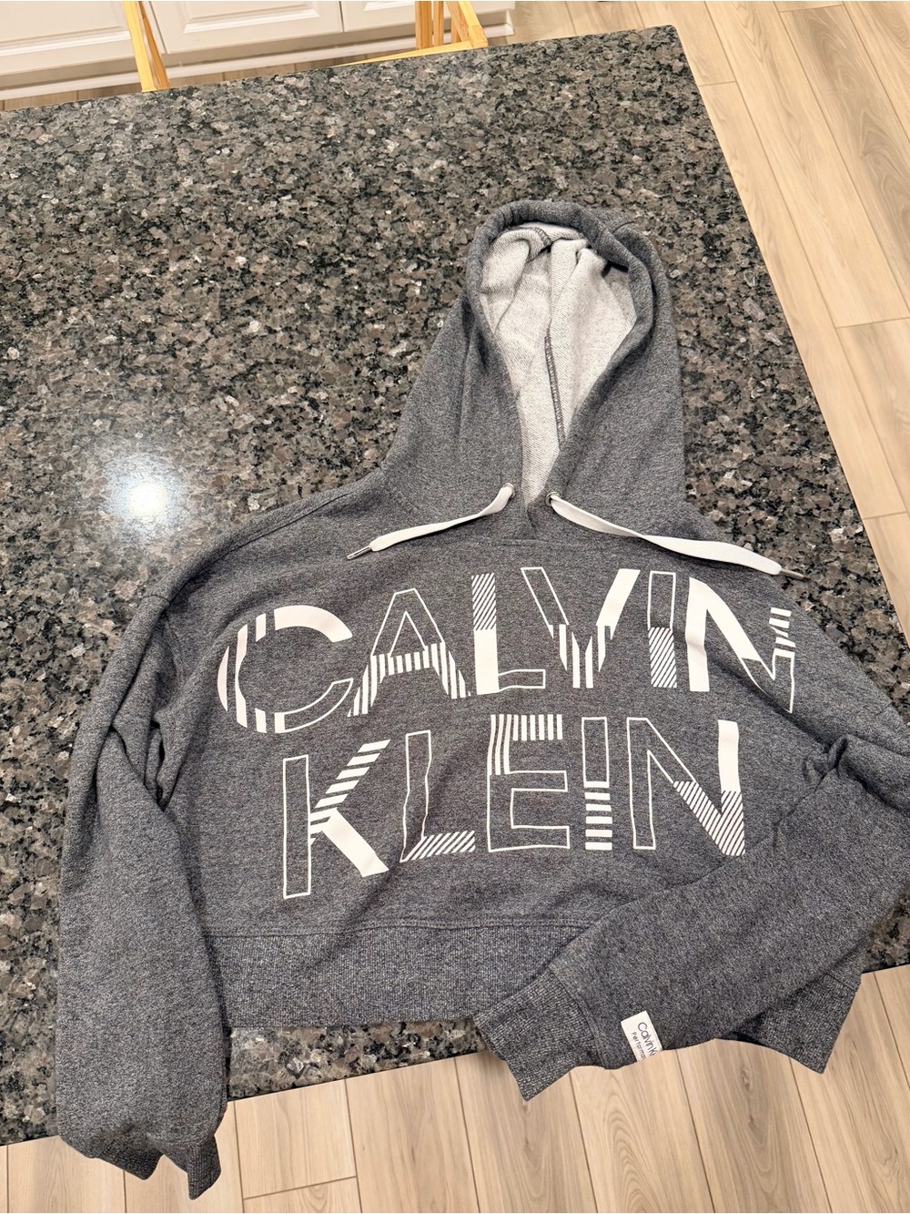 Calvin Klein Gray Performance Hoodie